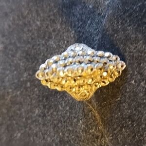 Vintage Marcasite Cocktail Ring ss (925) Holiday Special.